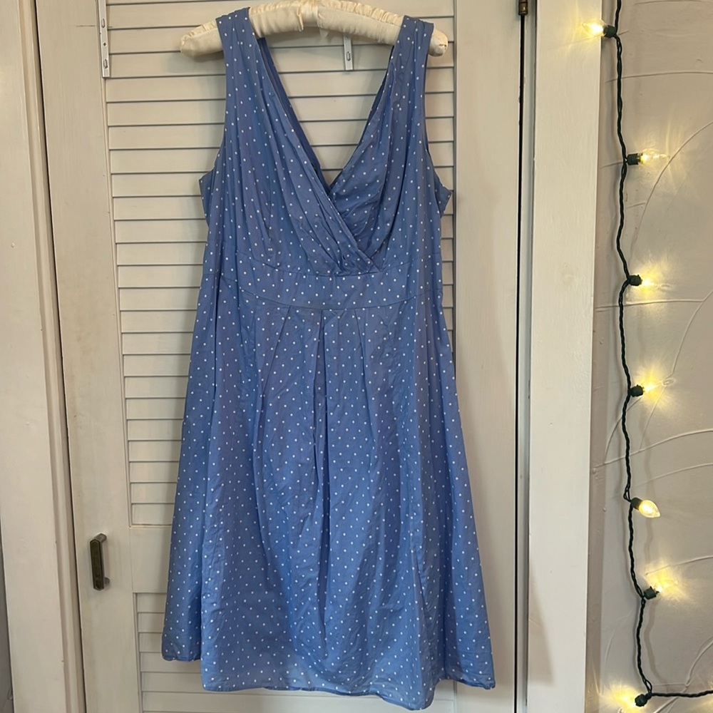 Land’s End Women’s size 16 blue dress